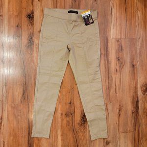 NO BOUNDARIES High Rise Jeggings Large 11-13 Khaki Beige NEW